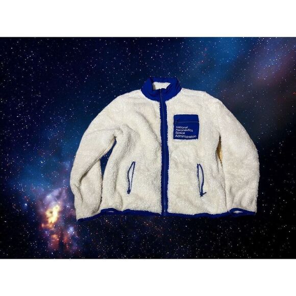 Southpole Junior NASA Jacket Zip Up Soft Fuzzy - Picture 1 of 8